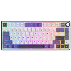 კლავიატურა Royal Kludge RK R75 RGB Mechanical Keyboard, Brown switch, Hot Swappable, Hot Swappable, Type-C wired, Blackberry, 2 image