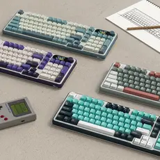 კლავიატურა Royal Kludge RK S98 RGB Mechanical Keyboard, Chartreuse switch, Smart Display, Hot Swappable, Type-C wired, Bluetooth 5.0, 2.4GHz, Light Cl, 3 image