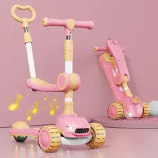 საბავშვო სკუტერი დასაჯდომით 758-1-P, 4 image