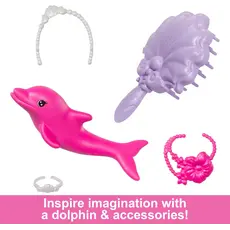 ბარბის თოჯინა MATTEL Barbie Dreamtopia New Feature Mermaid - Malibu, 6 image
