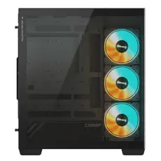 კომპიუტერის ქეისი Gigabyte C500 PANORAMIC STEALTH 4x120mm ARGB Fans Mid Tower Black - C500P ST, 4 image