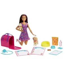 ბარბის თოჯინა MATTEL Barbie Adopt-a-Pup Playset - Latina, 2 image