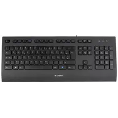 კლავიატურა LOGITECH K280e Corded Keyboard - BLACK - USB - RUS - B2B