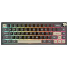 კლავიატურა Royal Kludge RK R65 RGB Mechanical Keyboard, Brown switch, Hot Swappable, Type-C wired, Phantom, 2 image
