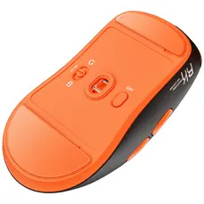 მაუსი Royal Kludge RK M30 Gaming Mouse Wireless, 2.4GHz, Bluetooth, USB Black Orange, 5 image