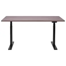 კომპიუტერის მაგიდა 2E CE150WDARK-MOTORIZED, height adjustment, electric motor 220V, 62/128x150х75cm, Wood Dark, 3 image