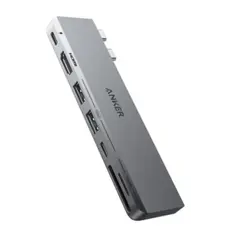 USB ჰაბი Anker 547 USB-C Hub (7-in-2, for MacBook) B2C - UN Gray Iteration 1, 2 image
