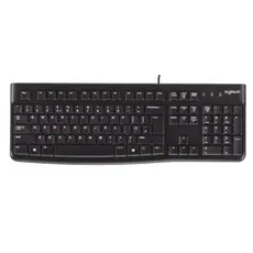 კლავიატურა LOGITECH K120 Corded Keyboard - BLACK - USB - RUS - B2B, 2 image