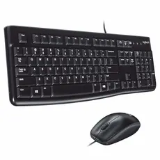 კლავიატურა და მაუსი LOGITECH MK120 Corded Combo - BLACK - USB - RUS, 3 image