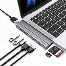 USB ჰაბი WiWU T9 Grey, 4 image