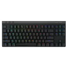 კლავიატურა LOGITECH G515 LIGHTSPEED TKL Gaming Keyboard - BLACK - US INT'L - 2.4GHZ/BT - EMEA28i-935 - TACTILE