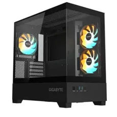 ქეისი Gigabyte C201P PANORAMIC 3x120mm ARGB Fans Midi Tower Black