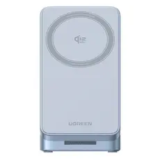 უსადენო დამტენი UGREEN W757 (65901), MagFlow 25W, 3-in-1 Magnetic Wireless Charger, Blue, 4 image