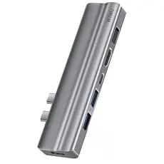 USB ჰაბი WiWU T9 Grey