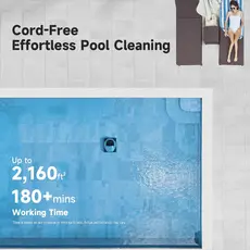 აუზის საწმენდი რობოტი Dreame Robotic Pool Cleaner Z1 Pro (PIXZ4110), 6 image