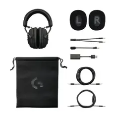 ყურსასმენი LOGITECH G PRO X Wired Gaming Headset - Blue Mic - BLACK - USB DAC, 3 image