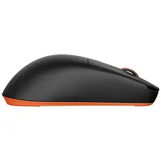 მაუსი Royal Kludge RK M30 Gaming Mouse Wireless, 2.4GHz, Bluetooth, USB Black Orange, 4 image