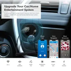 ადაპტერი Logilink BT0065 Wireless Audio Receiver for Vehicles With 3.5mm AUX &amp; USB Connector, 3 image