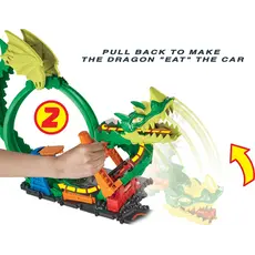 სათამაშო კომპლექტი Mattel HW City Dragon Drive Firefight, 7 image