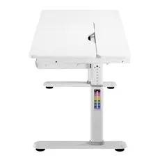 კომპიუტერის მაგიდა 2E Computer table CE301K-MECHANIC, height adjustment, mechanical, 54/76х120x60cm, white, 4 image