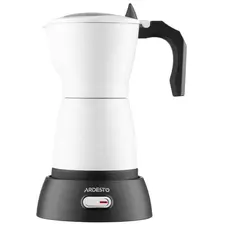ყავის მადუღარა Ardesto coffee maker Electric moka pot.  0.3l, ground, white, 2 image