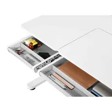 კომპიუტერის მაგიდა 2E Computer table CE301K-MECHANIC, height adjustment, mechanical, 54/76х120x60cm, white, 7 image