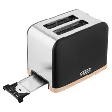 ტოსტერი Ardesto toaster T-F420BWD, 800W, metal, 2 slots, black, 4 image