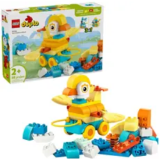 ლეგო LEGO Constructor DUPLO Town 3in1 Animals on Wheels, 2 image