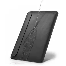 ნოუთბუქის ჩანთა WiWU 13.3'' Genuine Leather Laptop Sleeve Black, 3 image