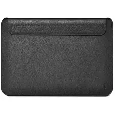 ნოუთბუქის ჩანთა WiWU 13.3'' Genuine Leather Laptop Sleeve Black, 2 image