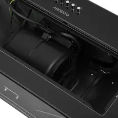 გამწოვი Ardesto Hood integrated, 52cm, 700m3h, glass, 2х1W LED, button, black, 5 image