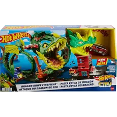 სათამაშო კომპლექტი Mattel HW City Dragon Drive Firefight, 2 image