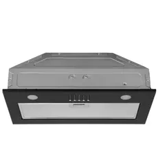 გამწოვი Ardesto Hood integrated, 52cm, 700m3h, glass, 2х1W LED, button, black