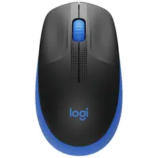 მაუსი LOGITECH M190 Full-size wireless mouse - BLUE - 2.4GHZ - EMEA - M190