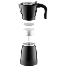 ყავის მადუღარა Ardesto coffee maker Electric moka pot. 0.3l, ground, black, 5 image