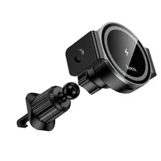 მანქანის დამტენი Hoco HW35 Power electric magnetic wireless fast charging car holder, 3 image