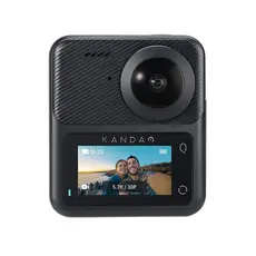 ექშენ კამერა KanDao Q23G-02 QooCam 3, 62MP, 360 Action Camera Travel Combo, Black, 4 image