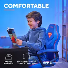 სათამაშო სავარძელი Trust GXT703SM REVVO KIDS CHAIR SUPERMAN, 5 image