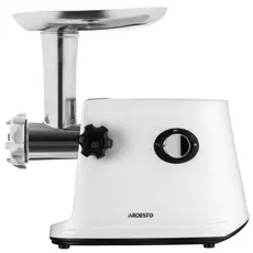 ხორცსაკეპი მანქანა Ardesto meat grinder, 1600W, 1.6kg/min, 3 cutting plates, sausages nozzle, 3 vegetable slicer, plastik, black-silver
