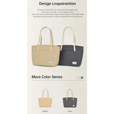 ნოუთბუქის ჩანთა  WiWU 16'' Ora Tote Grey, 4 image