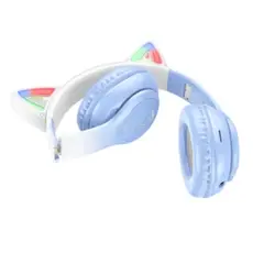 ყურსასმენი Hoco W42 Cat ears BT headphones crystal blue, 3 image