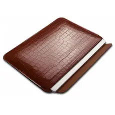 ნოუთბუქის ქეისი WiWU 13.3'' Skin Croco Geniunie Leather Sleeve Brown, 3 image