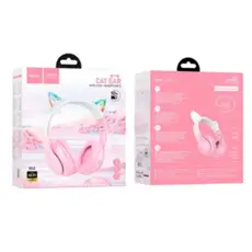 ყურსასმენი Hoco W42 Cat ears BT headphones cherry blossom, 4 image