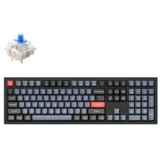 კლავიატურა Keychron Q6 104Key, Gateron G PRO Blue, Hot-Swap, QMK, Knob, USB-A, EN, RGB, 2 image