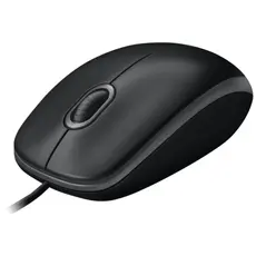 მაუსი LOGITECH B100 Corded Mouse - BLACK - USB - B2B, 3 image