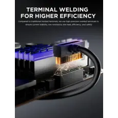 PSU კაბელის დამაგრძელებელი Asiahorse HYDRUS 24PIN BLACK - 30CM, 5 image