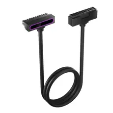 PSU კაბელის დამაგრძელებელი Asiahorse HYDRUS 24PIN BLACK - 30CM