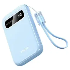 პორტატული დამტენი UGREEN PB522 (45423B), 10000mAh, USB, Type-C, Power Bank, Blue, 3 image