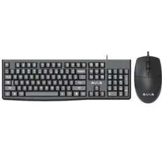 კლავიატურა და მაუსი AULA AC290 Wired Keyboard and Mouse Combo Black