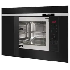 ჩასაშენებელი მიკროტალღური ღუმელი Hansa built-in, 20L, electrical control, 700W, grill, display, button opening, black, 3 image